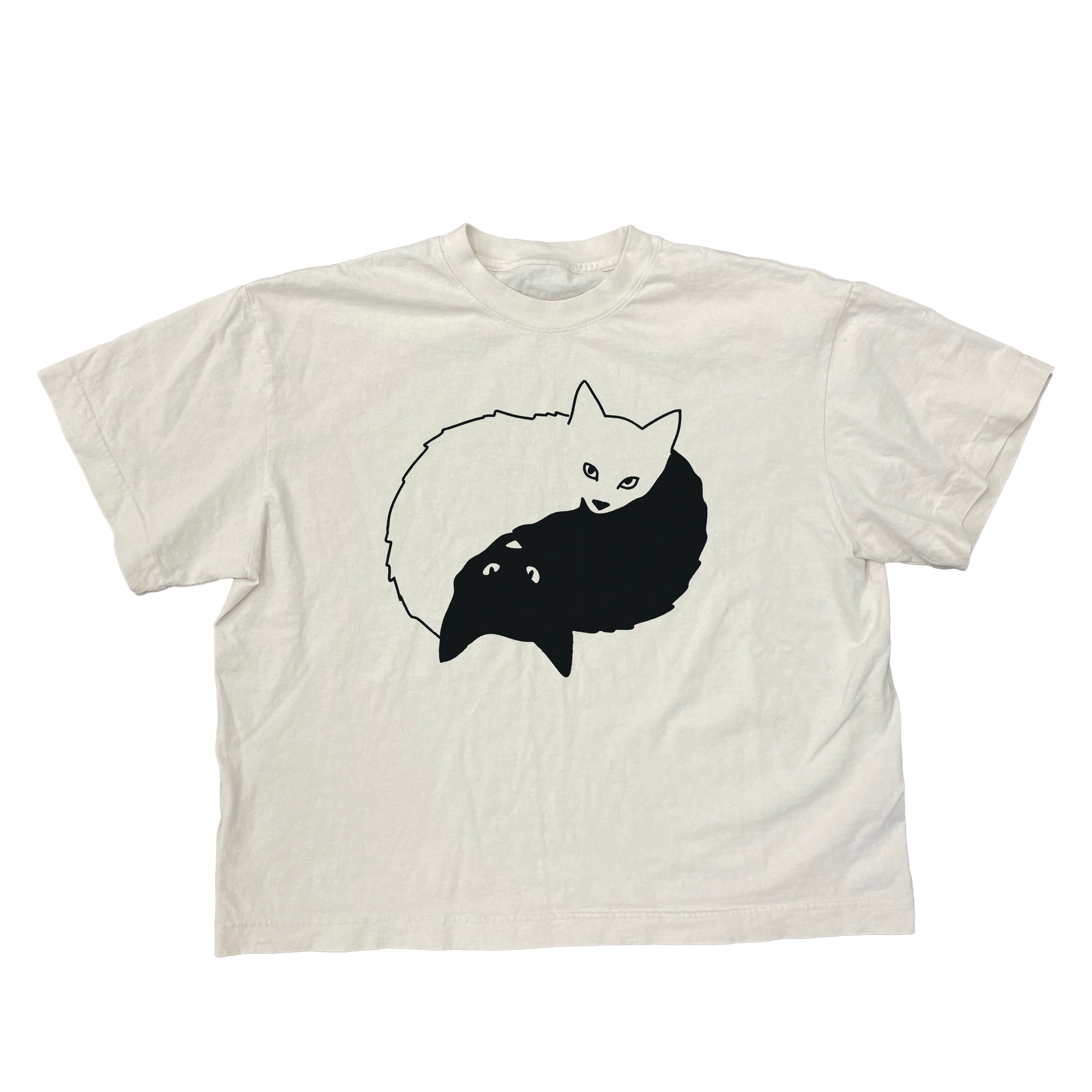 Yin Yang Cat Tee